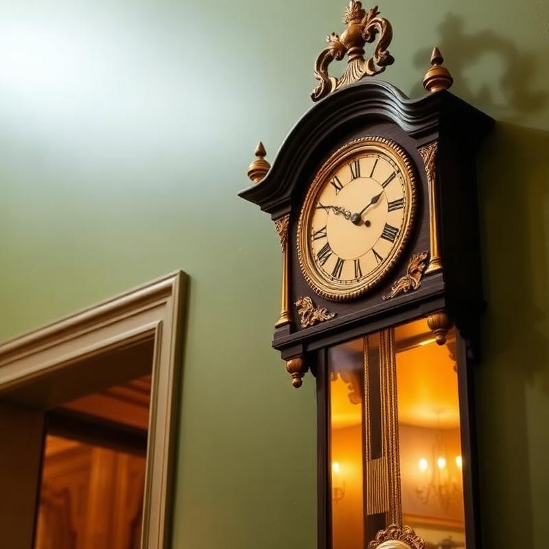 Relógio de Pêndulo Estilo Império